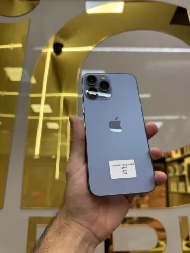 IPHONE 13 PRO MAX 128GB AZUL SEMI NOVO DISPLAY SUBSTITUÍDO PROMOÇÃO 
