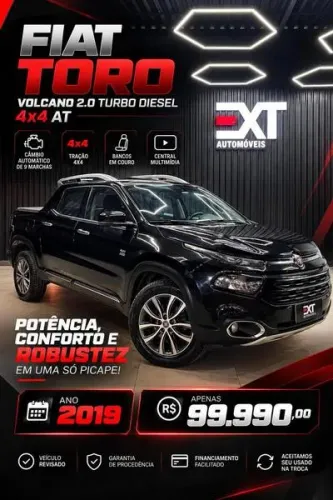 Fiat Toro Volcano 2.0 16V 4X4 TB Diesel Aut. 2019