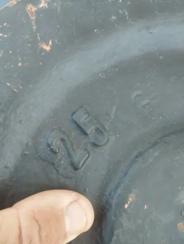 02 Anilhas 25kg cada