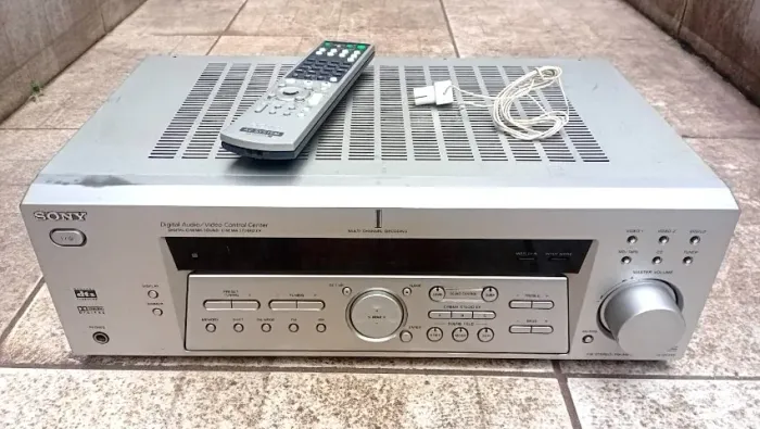 RECEIVER AV SONY STR-D485 COM CONTROLE - FUNCIONANDO