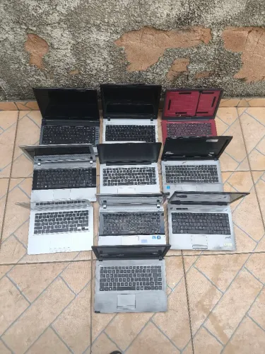 Lote com 10 notebooks para retirada de peças