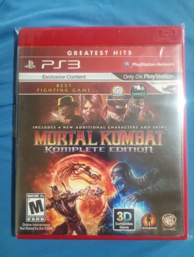 Jogos ps3 original - Leia a Descrição - Mortal Kombat 9 Komplete edition 