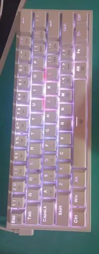 TECLADO MECÂNICO 60% REDRAGON FIZZ K661W WHITE