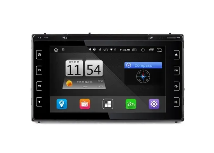 central multimídia M1 para o Toyota Corolla 2017/2018