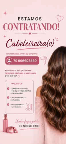 Vaga pra Cabeleireira