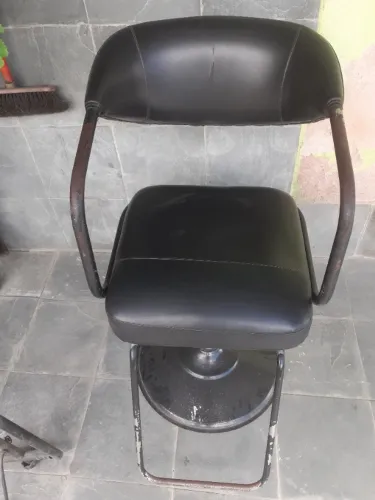 Cadeira de cortar cabelo, salão de beleza