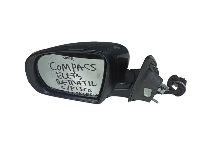 Retrovisor Esq Compass 2017/2022 Retrátil C/pisca C/cortesia