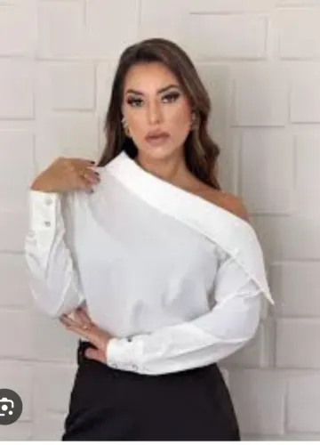 Blusa de uma manga estilosa