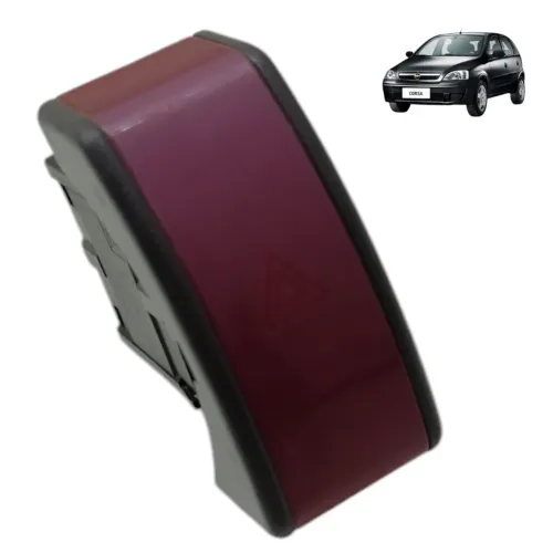 Botão Pisca Alerta Gm Corsa 2003 2004 2005 Preto