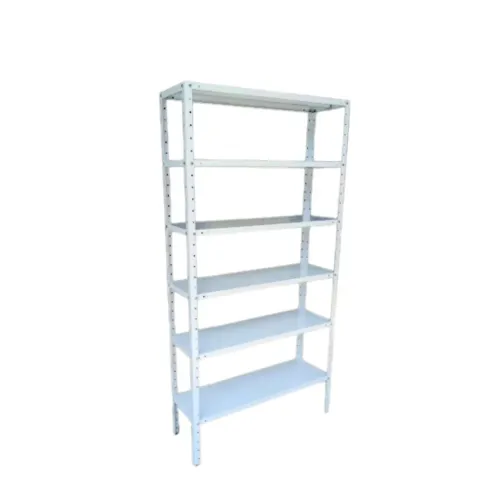 Estante Prateleira de Aço Armário Multiuso 6 Bandejas cor Branca 90cm, 180kg distribuídos