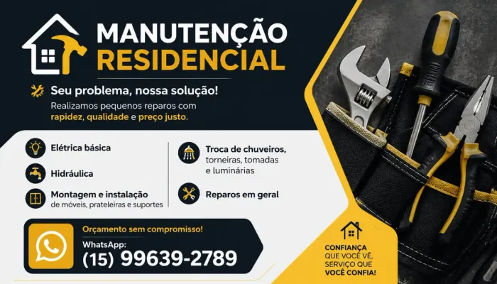 Serviço de manutenção residencial 