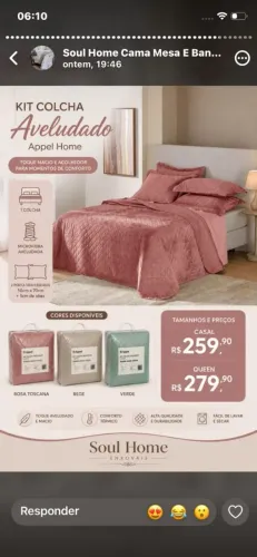 Cama, mesa e banho