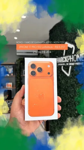 iPhone 17 Pro 512 Lacrado - Loja Física - Nota fiscal