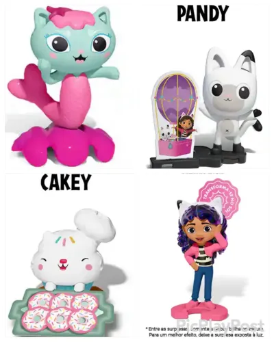 Personagem Casa da Gabby coleção Kinder ovo