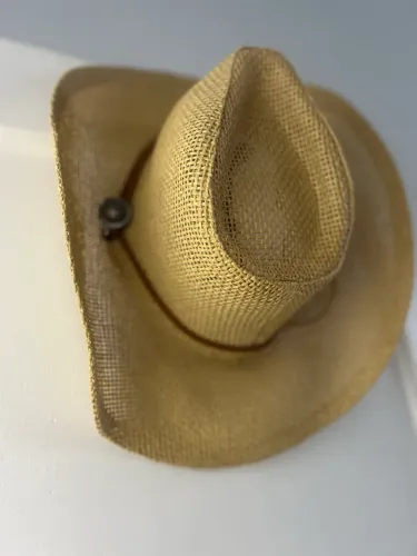 Chapéu cowboy bege