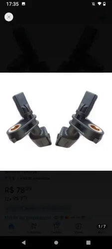 Sensor de ABS Volkswagen