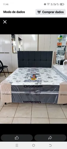 Cama box casal ortobom