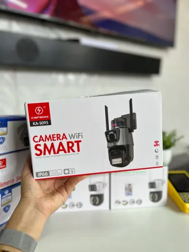 Câmera Wi-Fi- dupla/ com sirene