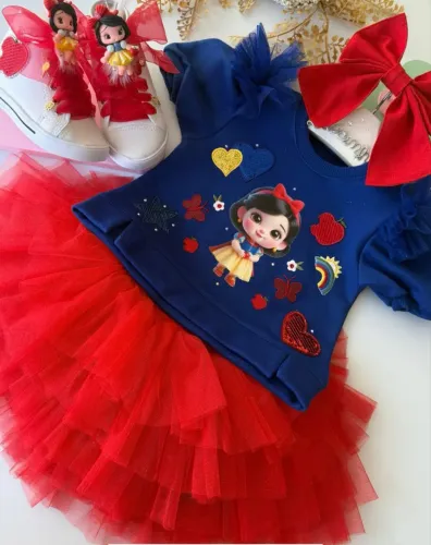 Roupa branca de neve 2, 3 anos