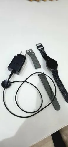 Galaxy Watch 7 44mm - Verde (Com Pulseira Preta)