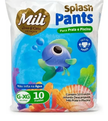Fralda Mili Praia e Piscina G - XG