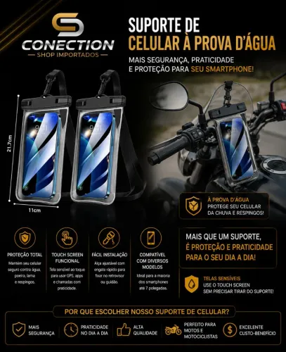 OFERTA Capa Celular Impermeável Prova d'água