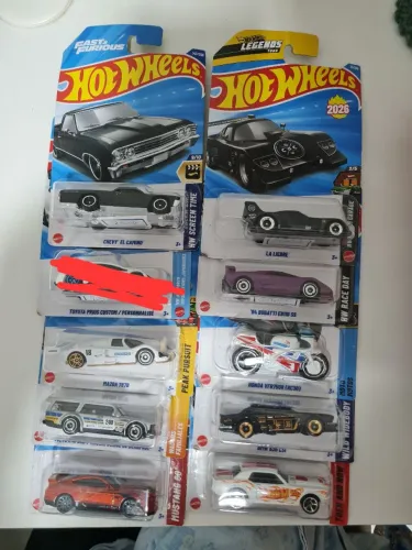 Hot wheels- kit com 9 miniaturas 