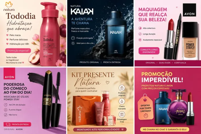 Produtos Avon e Natura (Loja virtual)
