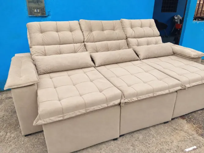 Promoção hoje sofá retrátil e reclinável 