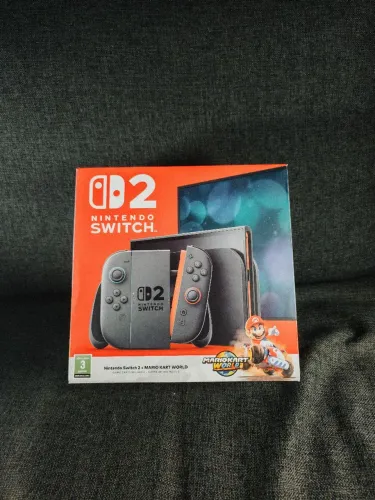 Nintendo Switch 2 + Mario Kart (Físico) + 7 Jogos + Extras