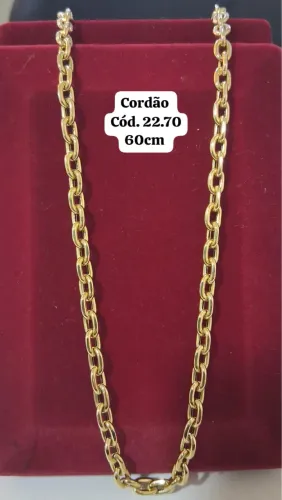 Cadeado ouro 17.3g 60cm
