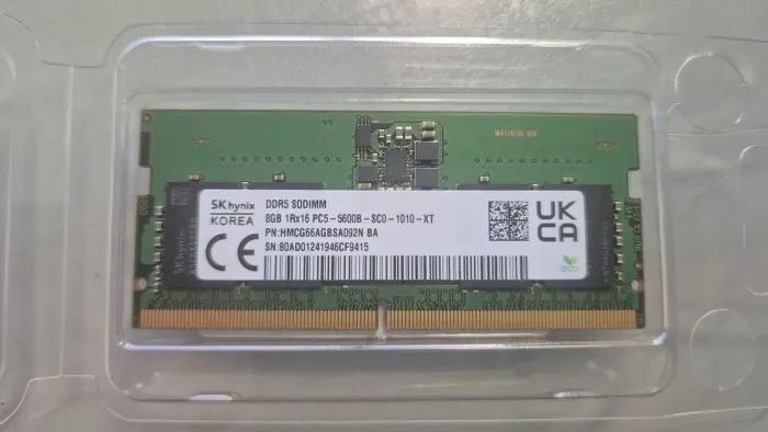 Memoria notebook DDR5 8Gb 5600