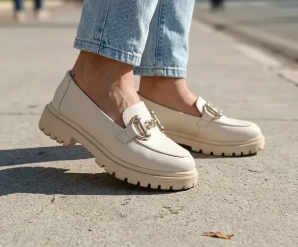 Mocassim feminino tratorado moda - tam. 36