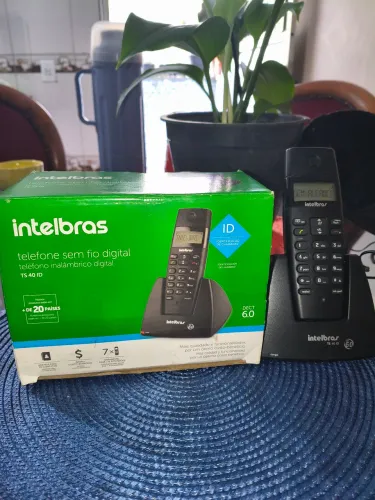Telefone sem fio Intelbras novo