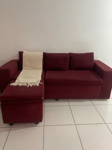Vendo sofá, fogão, botijão de gás