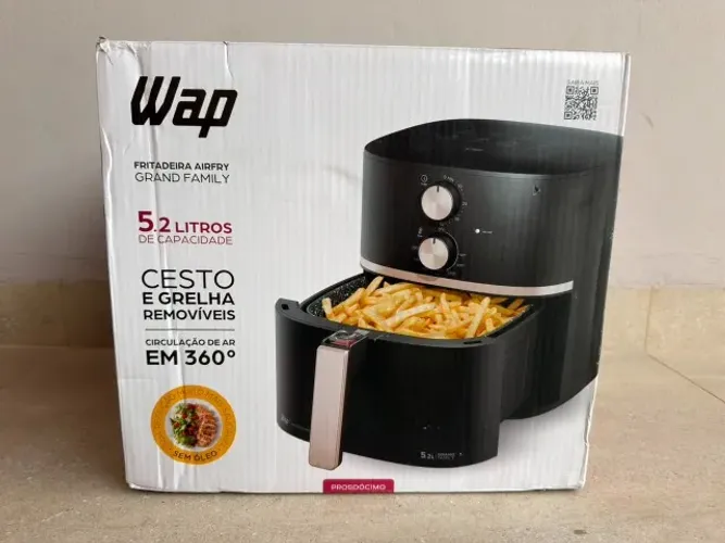 Fritadeira Airfryer WAP Grand Family Prosdócimo WAFG2 5,2L 1500W 110V - Lacrada e com NF