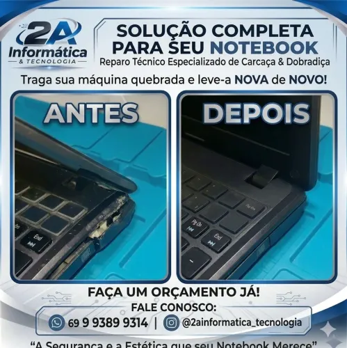 Reparo de Carcaça - Notebooks