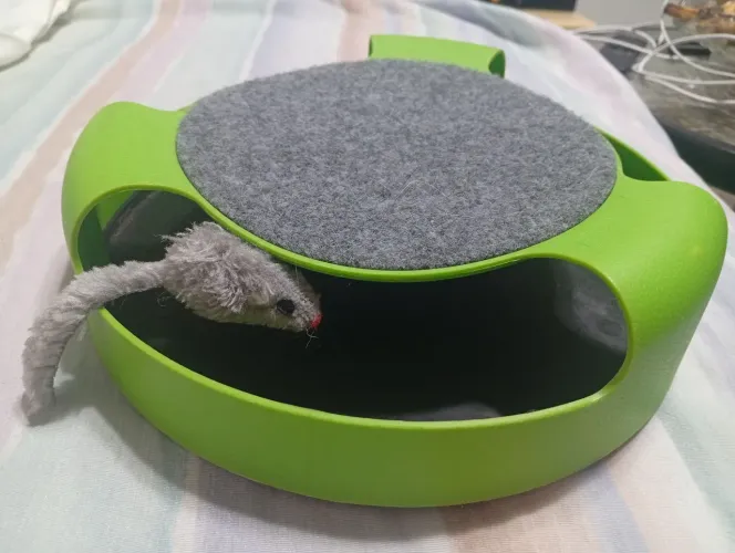 Brinquedo Para Gato // É um rato que fica dando voltas