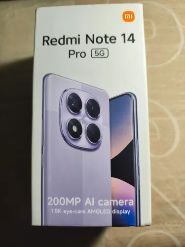 vende se um celular da xaiome redmi note 14 pro 5g super novo top de linha