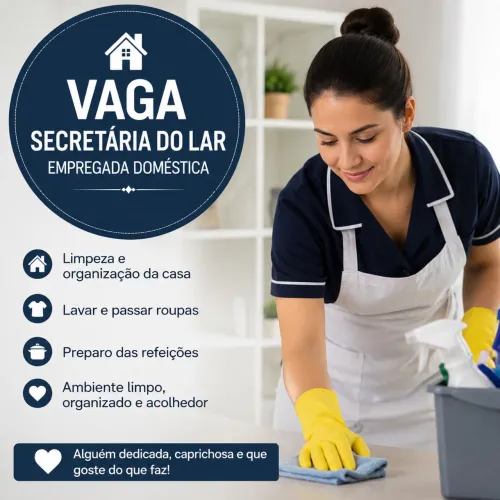 SECRETÁRIA DO LAR / EMPREGADA DOMÉSTICA