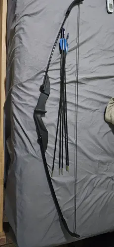 Arco e flecha recurvo 40lbs