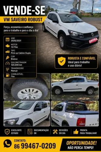 Volkswagen Saveiro Robust 1.6 Total Flex 8V CD 2021