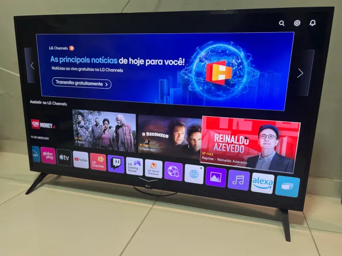 Smart TV LG 50 4K, UHD, Wi-Fi, Bluetooth, Google Assistente, Alexa