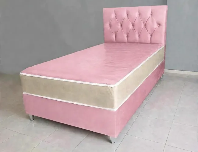 Cama solteiro espuma + cabeceira