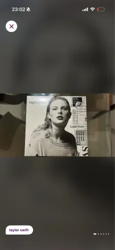Disco de vinil duplo Taylor Swift Reputation