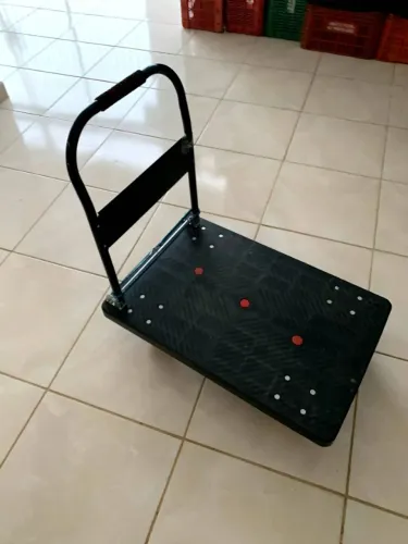 Carrinho de carga plataforma dobrável