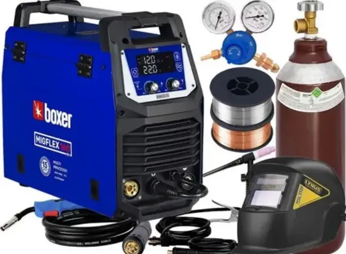 Máquina de Solda Profissional MIG / TIG / MMA / Argônio