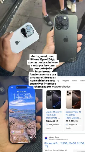 IPHONE 16 PRO 256gb 4.500,00