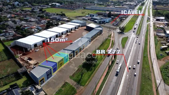 Sala Comercial na BR277 - PARCELADA NO BOLETO