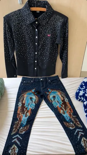 Vendo Body e Calça cowtry